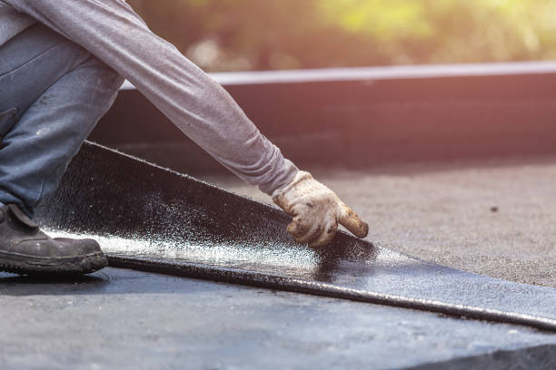 Professional Exterior Waterproofing technician working in Akron, IN